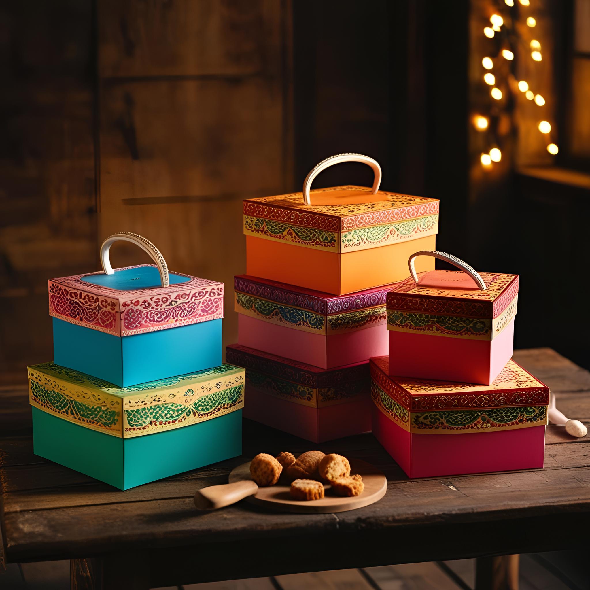 Cake Boxes With Handle
