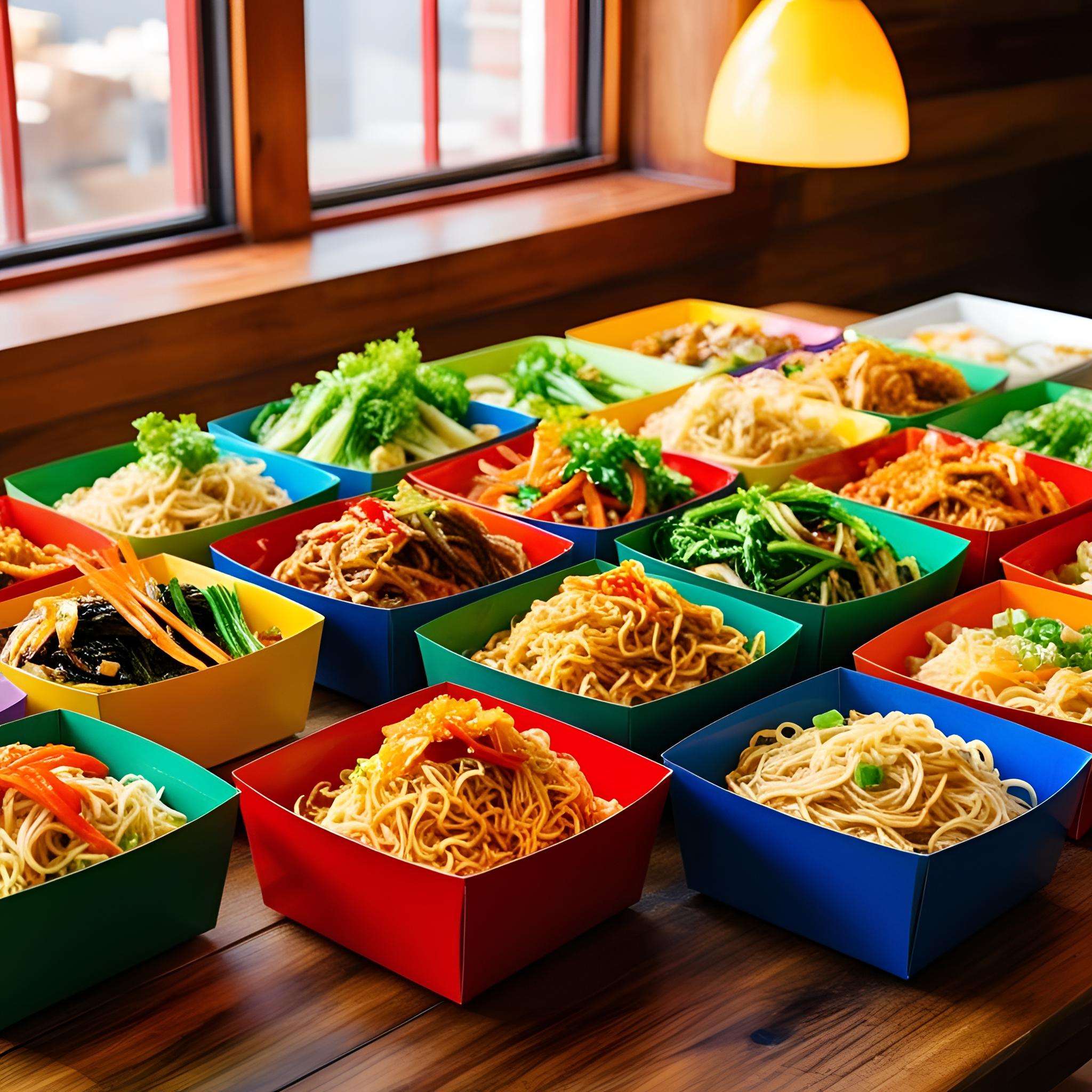 Square-Based Noodle Boxes