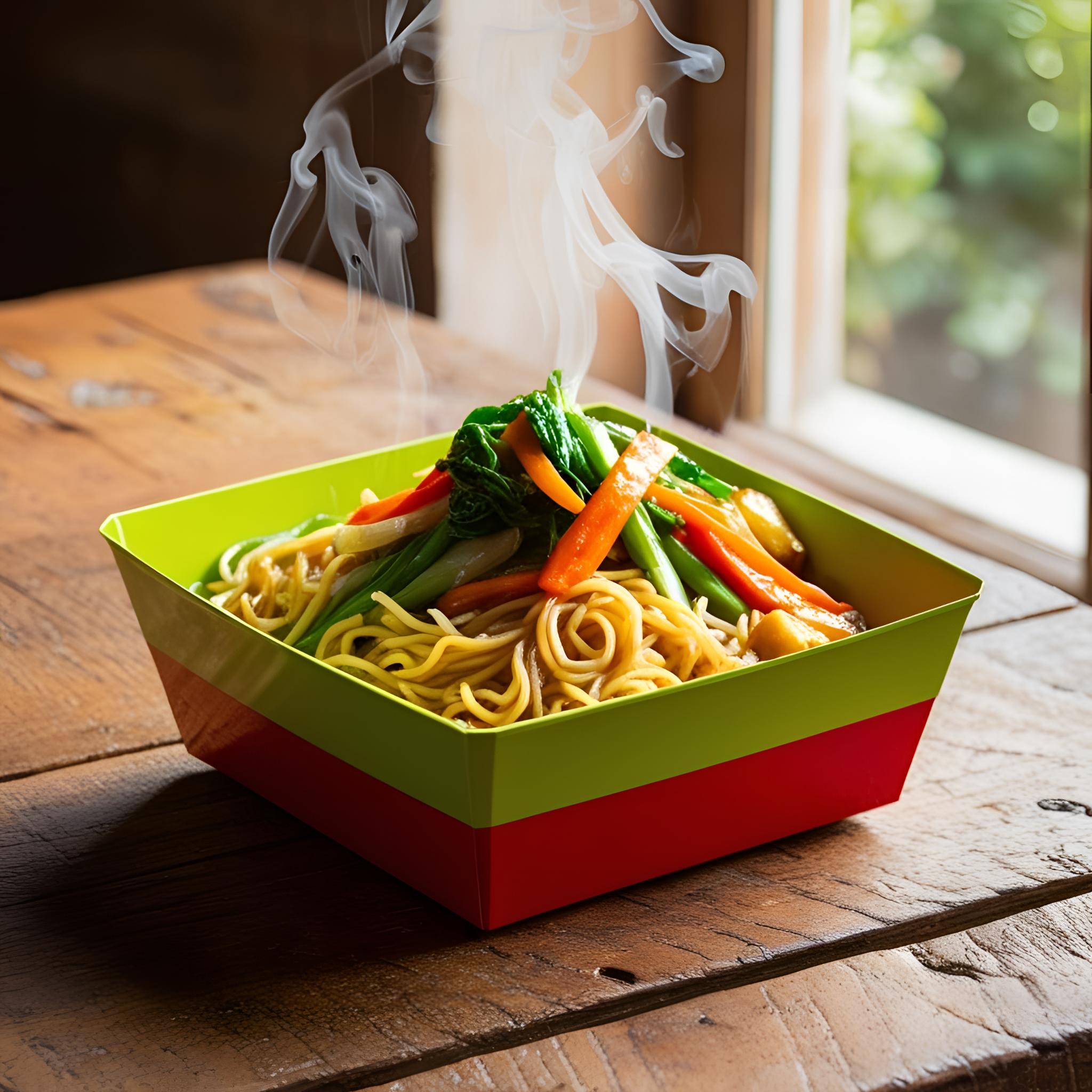 Square-Based Noodle Boxes
