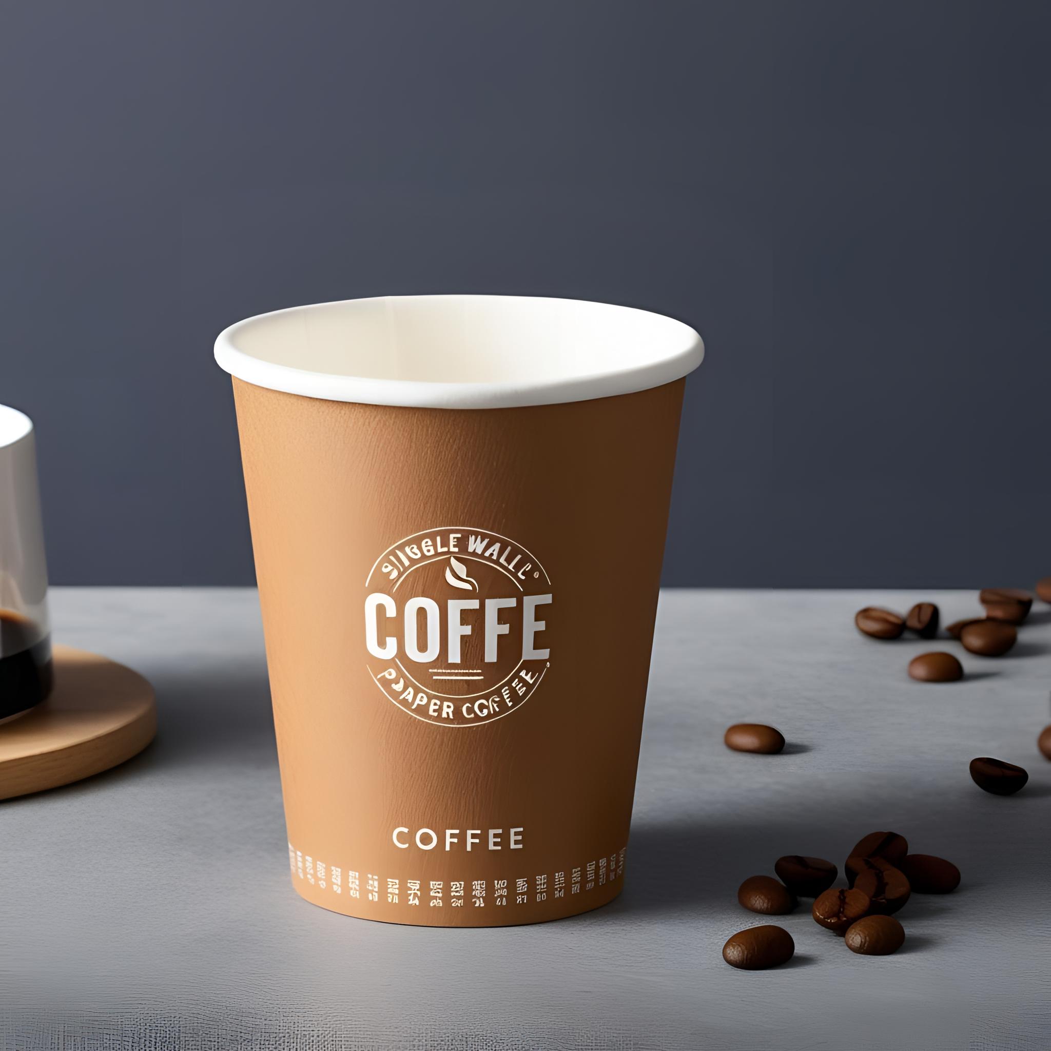 Single Wall Coffee Cups