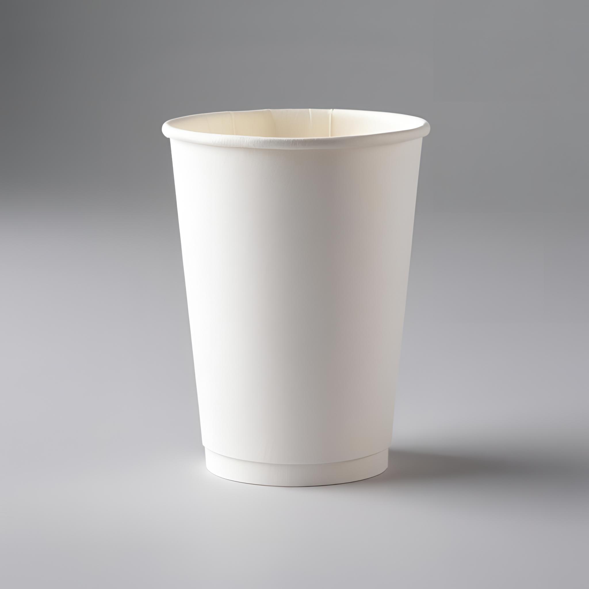 12oz Single Wall White Paper Cup